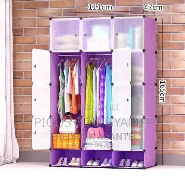 12 Cube Plastic Wardrobe