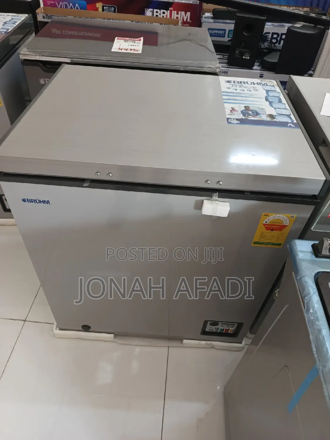 150l Single Door Chest Freezer BCS-160mr Silver