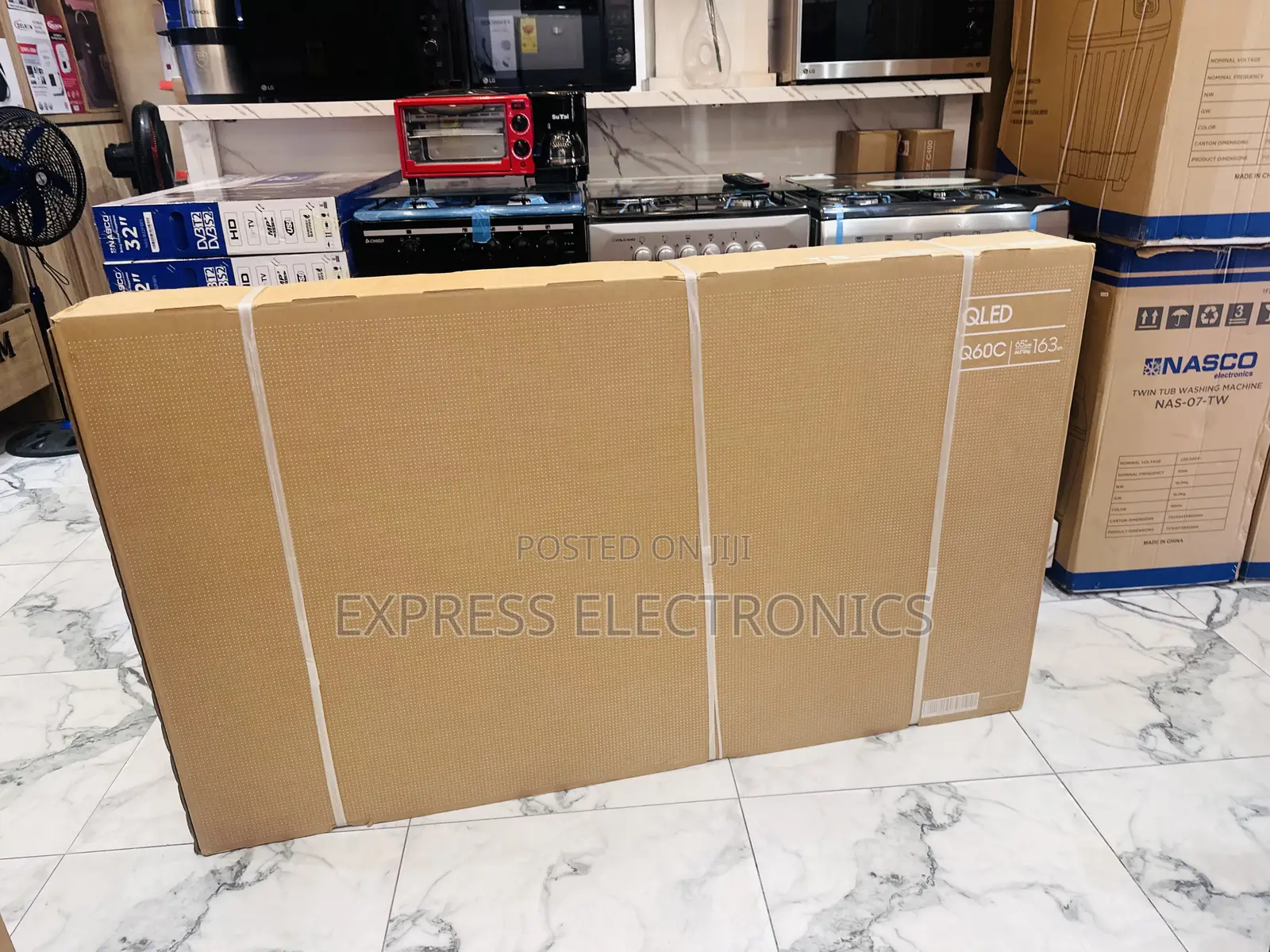 Samsung Qled Smart Glossy Screen 65”Q60c.