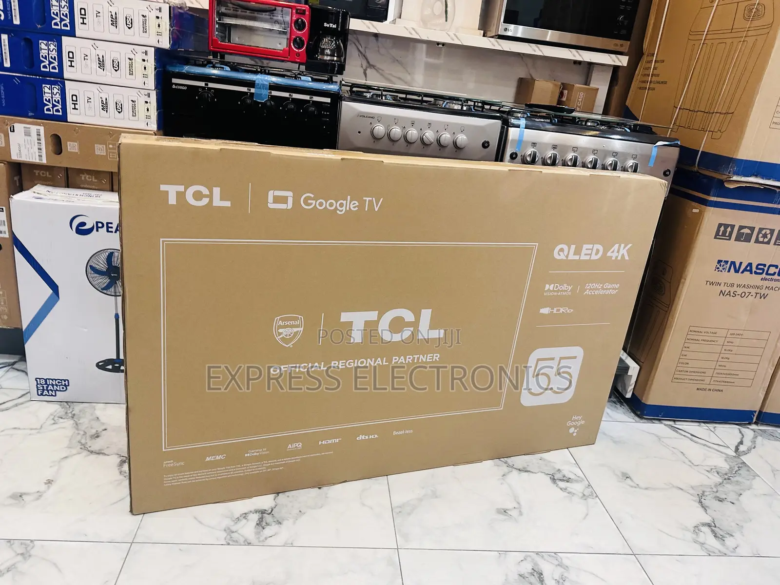 Available Now Cool TCL QLED UHD Smart 55”C645 Tv.