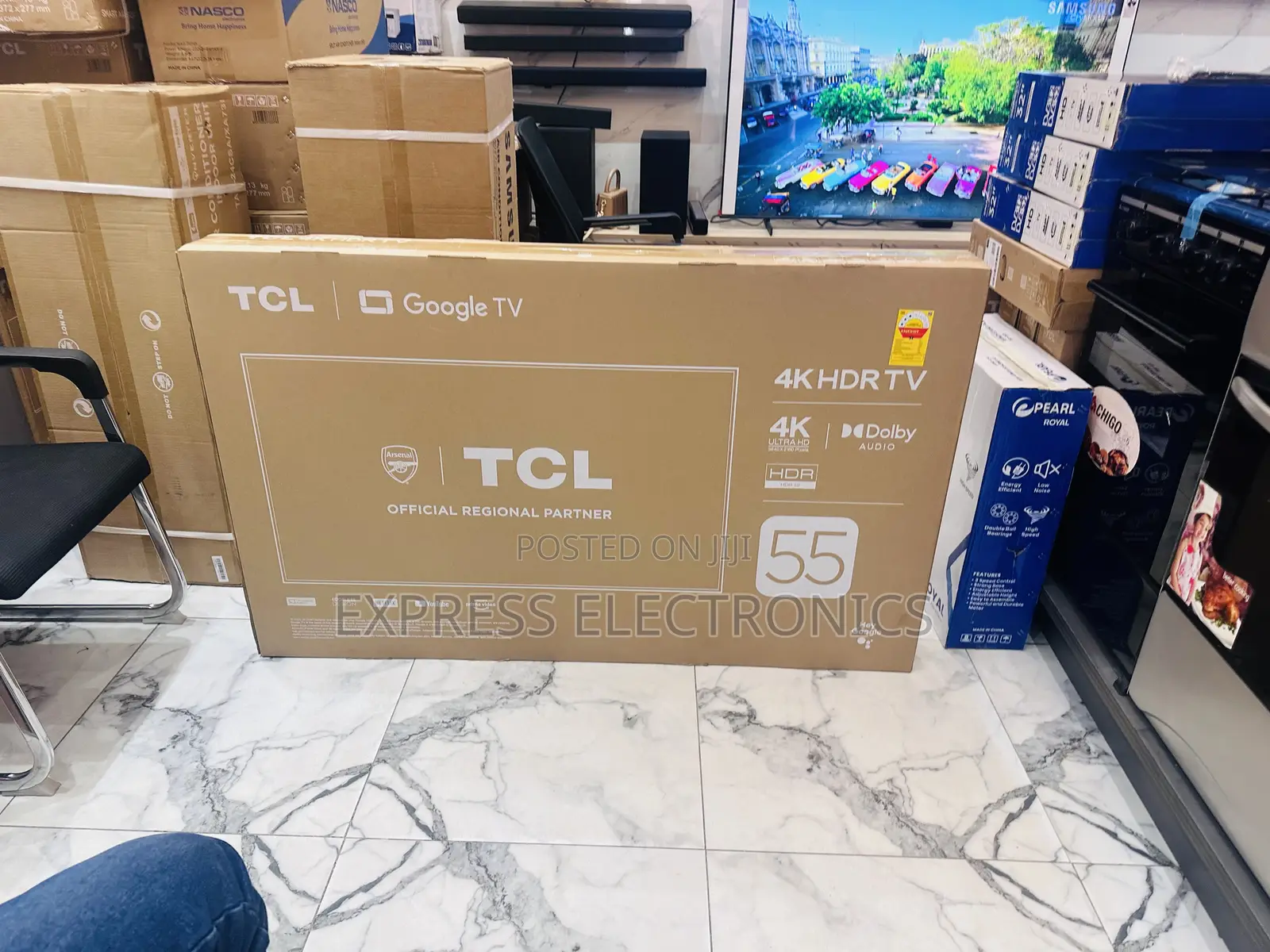 UHD Smart Glossy Screen 55”P645 TCL LED Screen