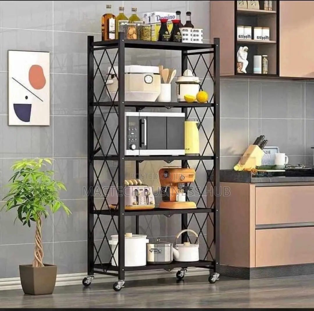Metal Foldable Rotatable Storage Racks
