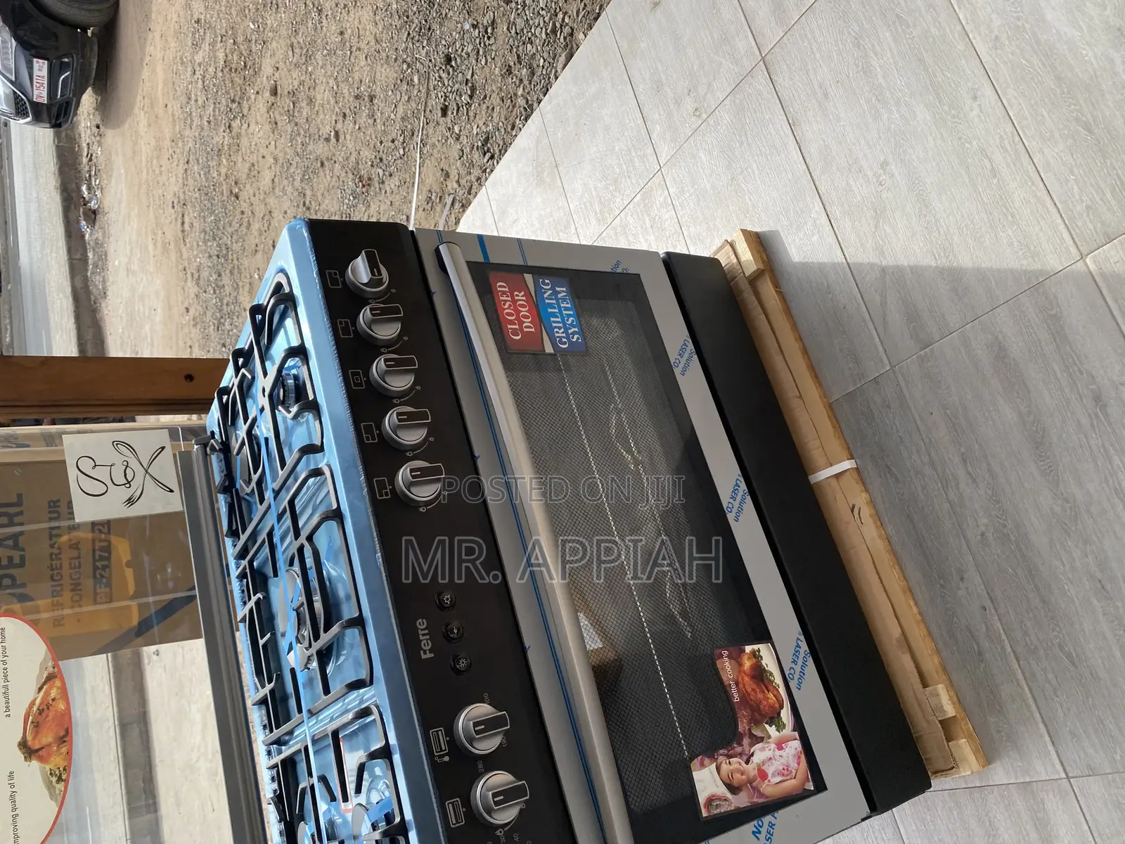 Purchase Quality Ferre 90x60 5 Gas Burner With Oven(Black).