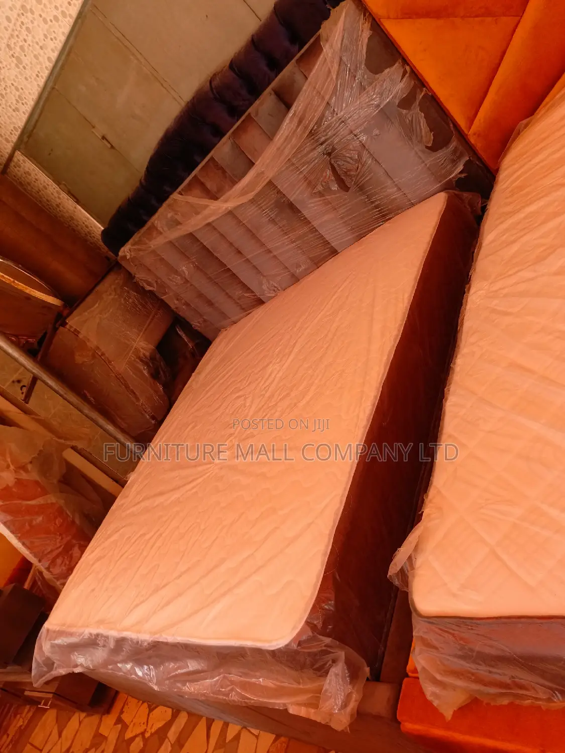 Classical Orthopedic Queens Bed With Mattress Free Deliv