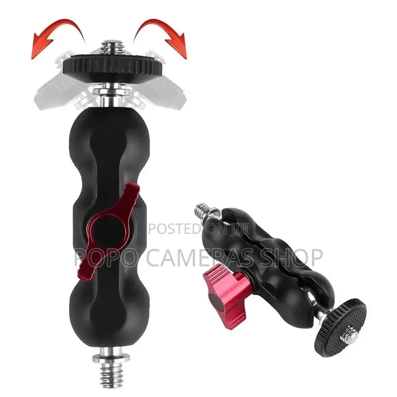 Multifunctional Double Ball Head Mini Magic Arm