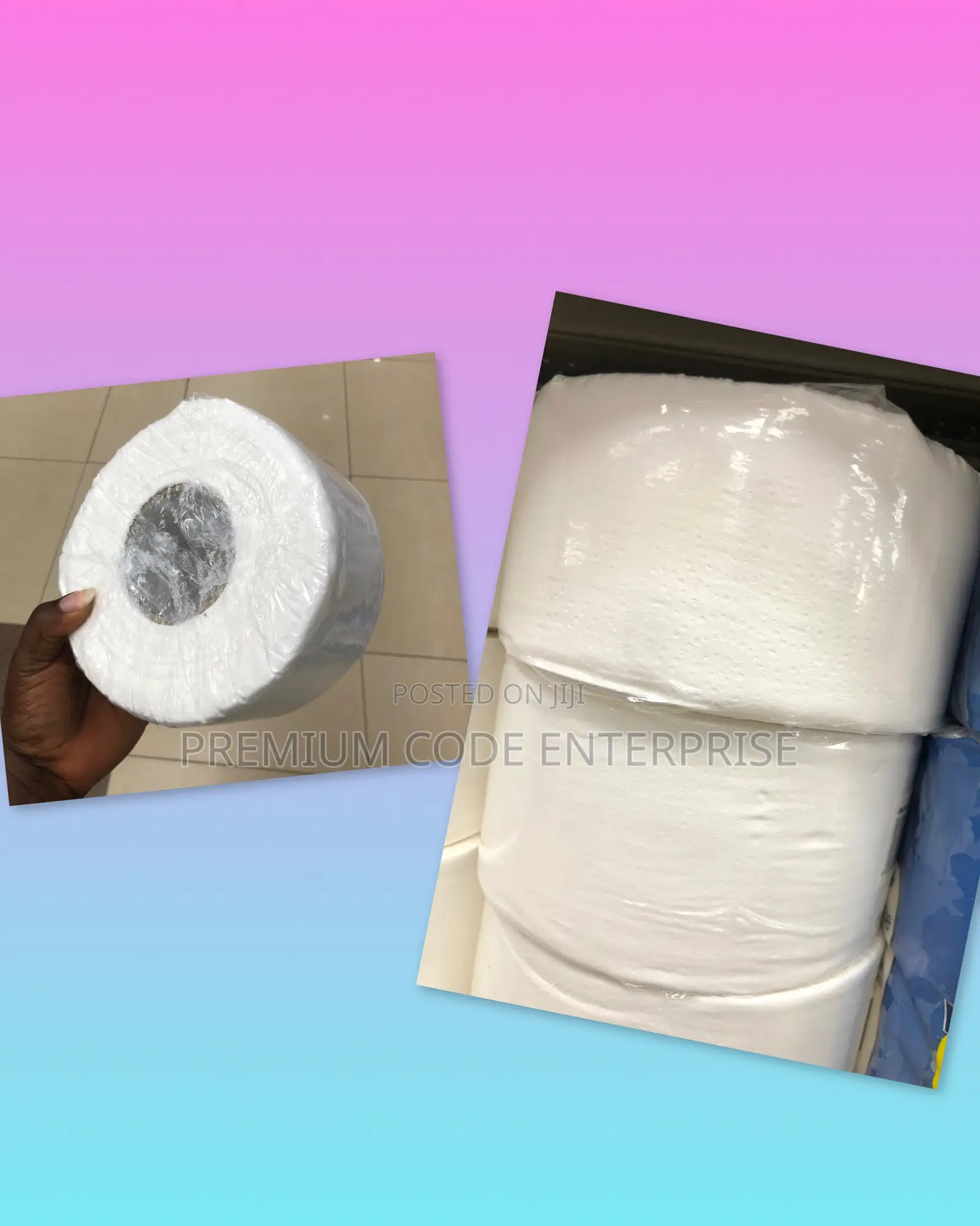 Jumbo Toilet Roll Mini, Individually Wrapped