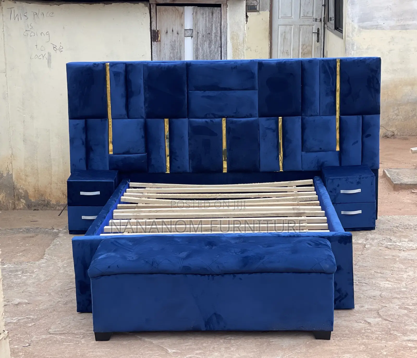 Modern Double Bed Frame Available