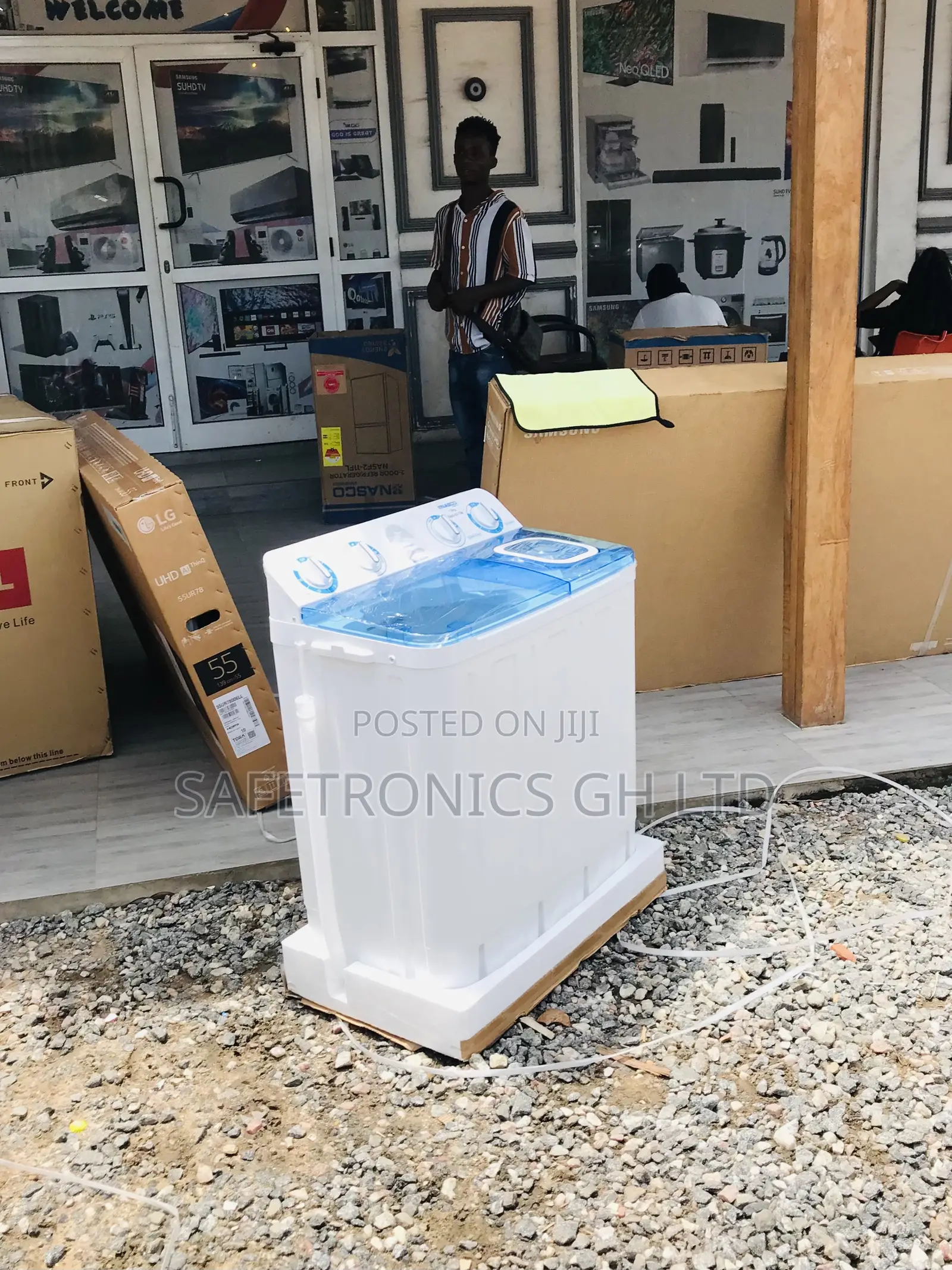 Essential Nasco 7kg  Semiautomatic Topload Washingmachine