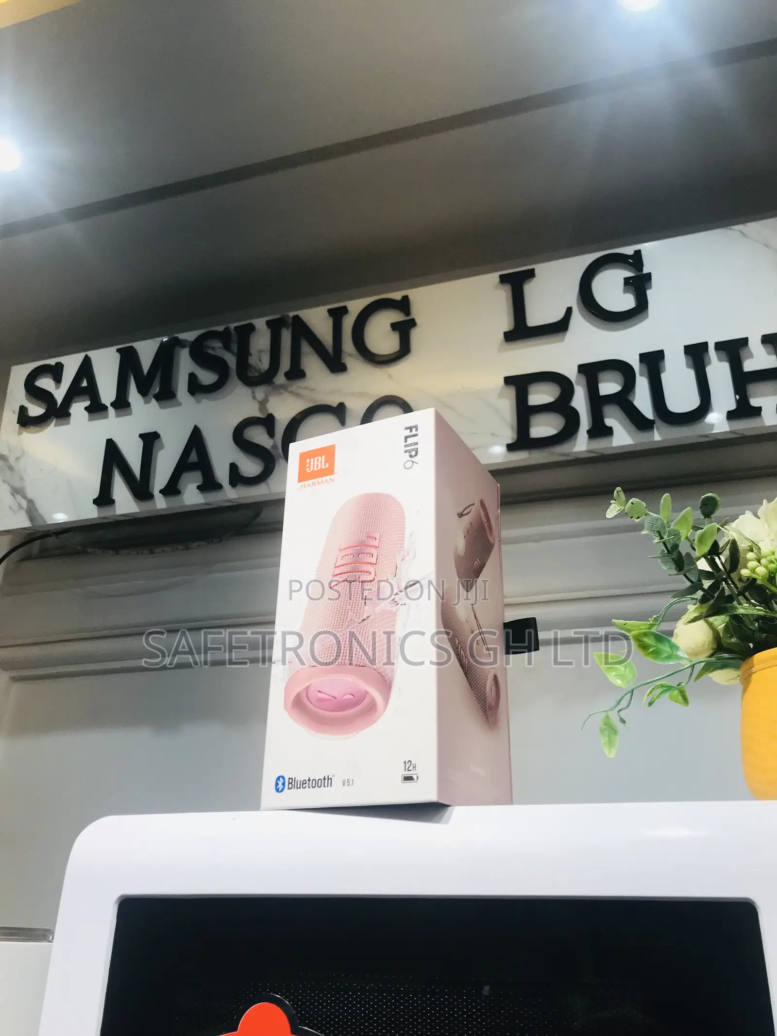 Bluetooth Wireless Electric JBL Pink Flip 6 Speaker