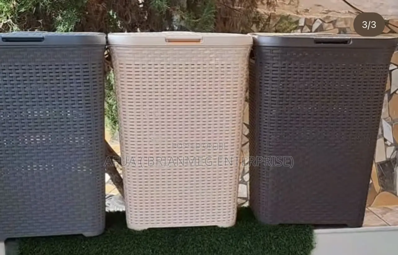 55lts Turkey Brand Rectangular Design Laundry Basket
