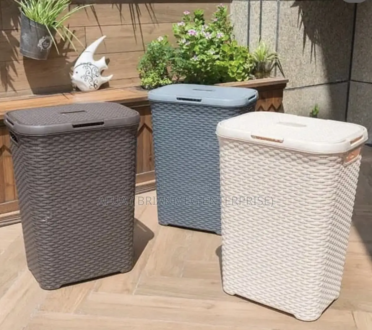 55lts Turkey Brand Rectangular Design Laundry Basket
