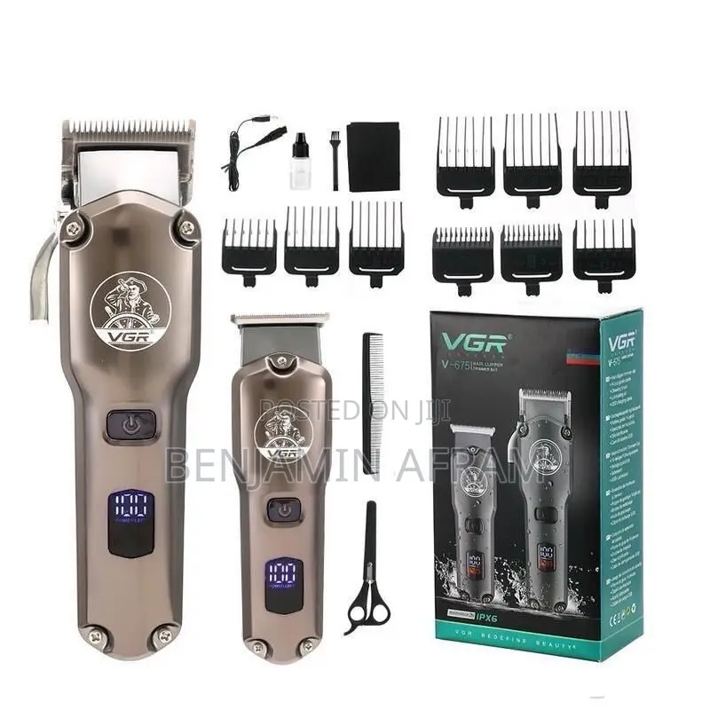 Original Rechargeable Cordless Hair Clippers 2 in 1. V-675