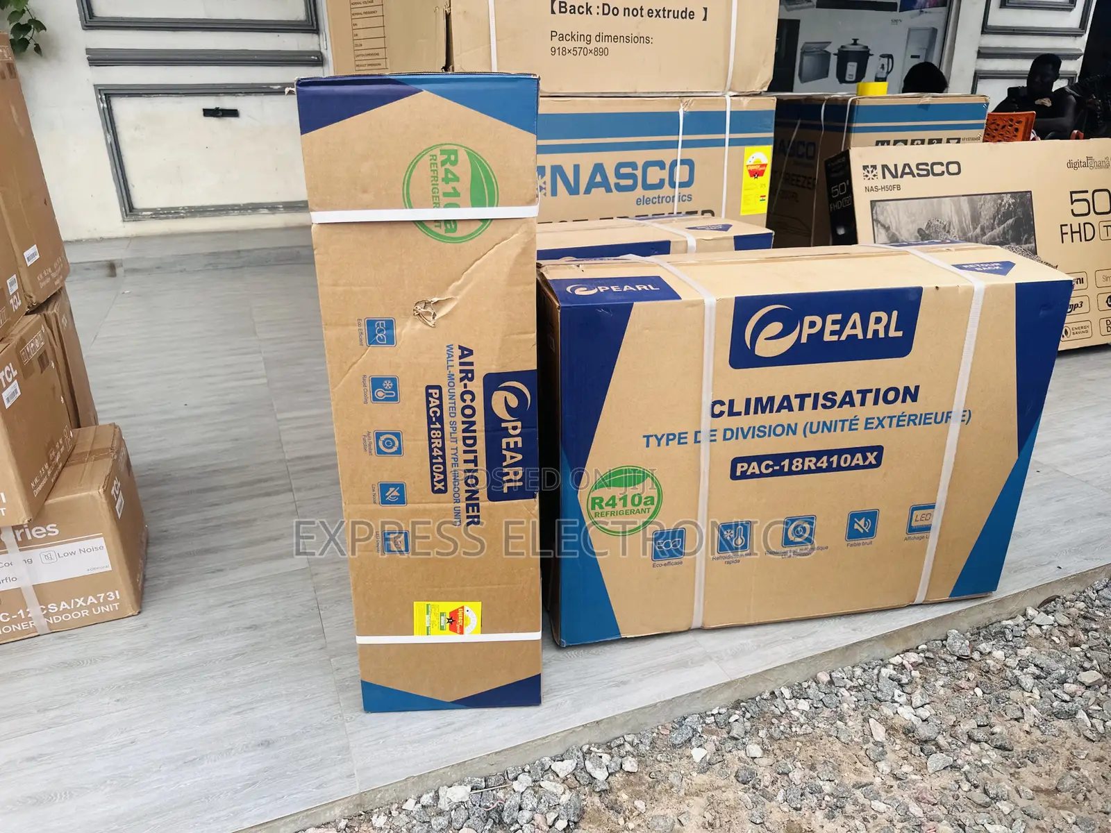 Pearl White Air Conditioner 1.5hp