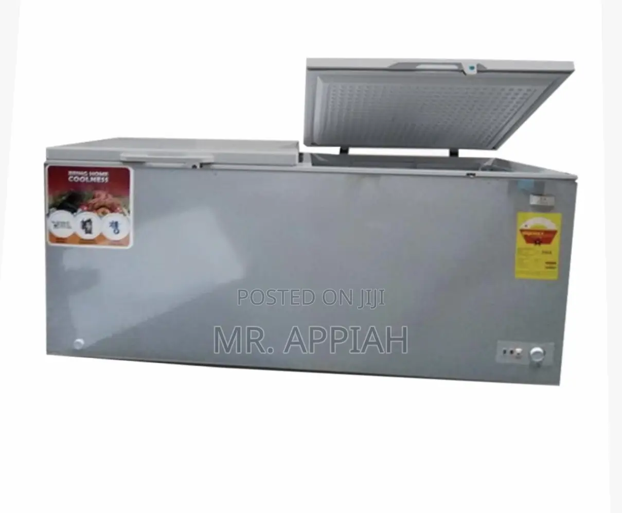 Zara 725 Freezer 460ltrs Double Door Lock Light Silver