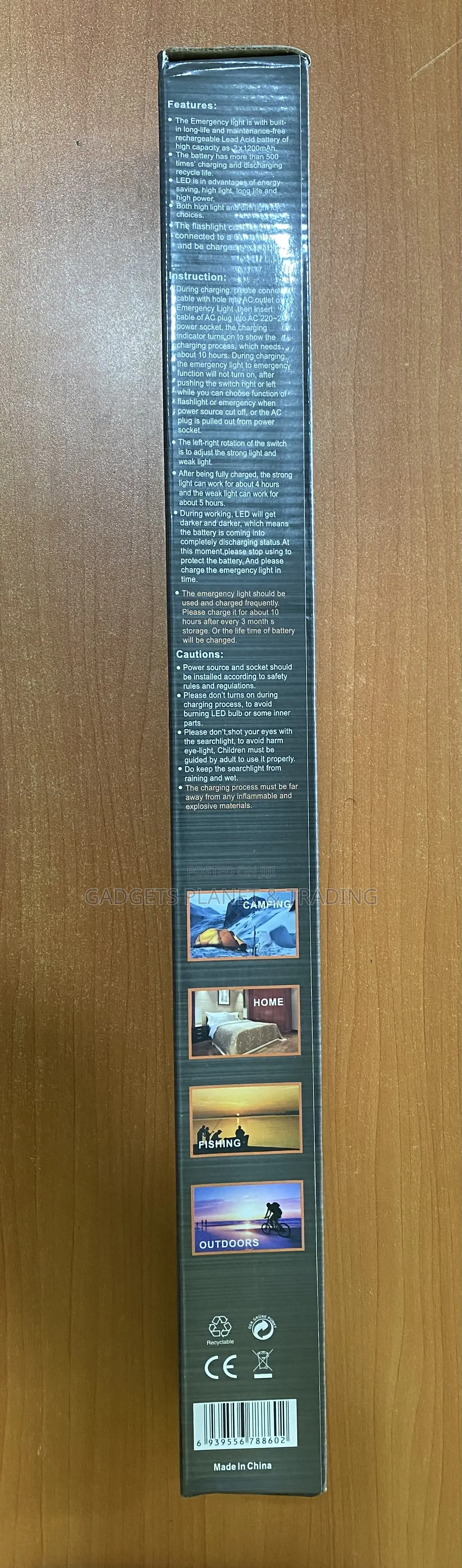 Led Emergency Rechargeable Light / Lamp