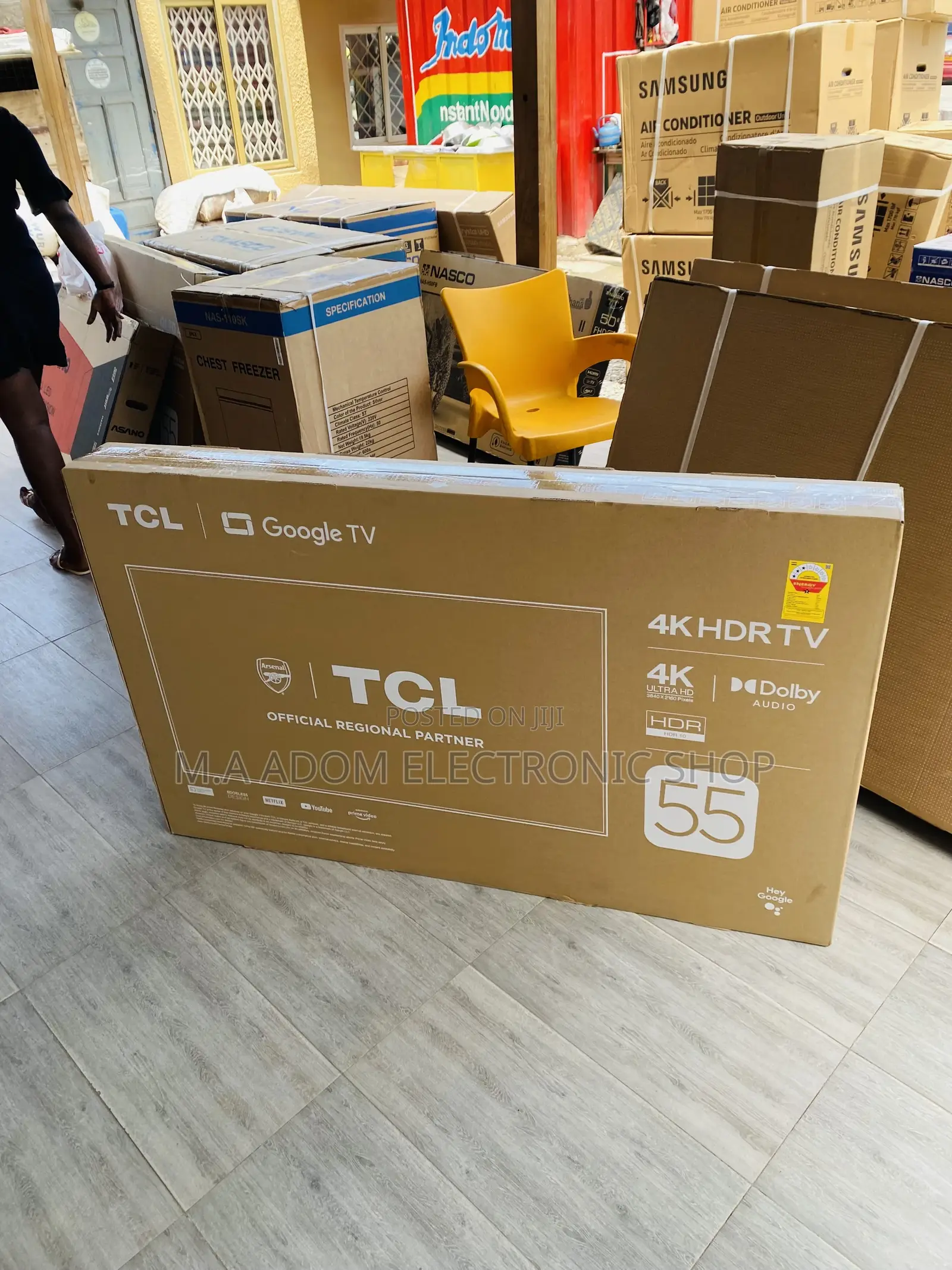 Shop Adorable TCL 55P635 55 Inch Uhd Smart Tv(Black).