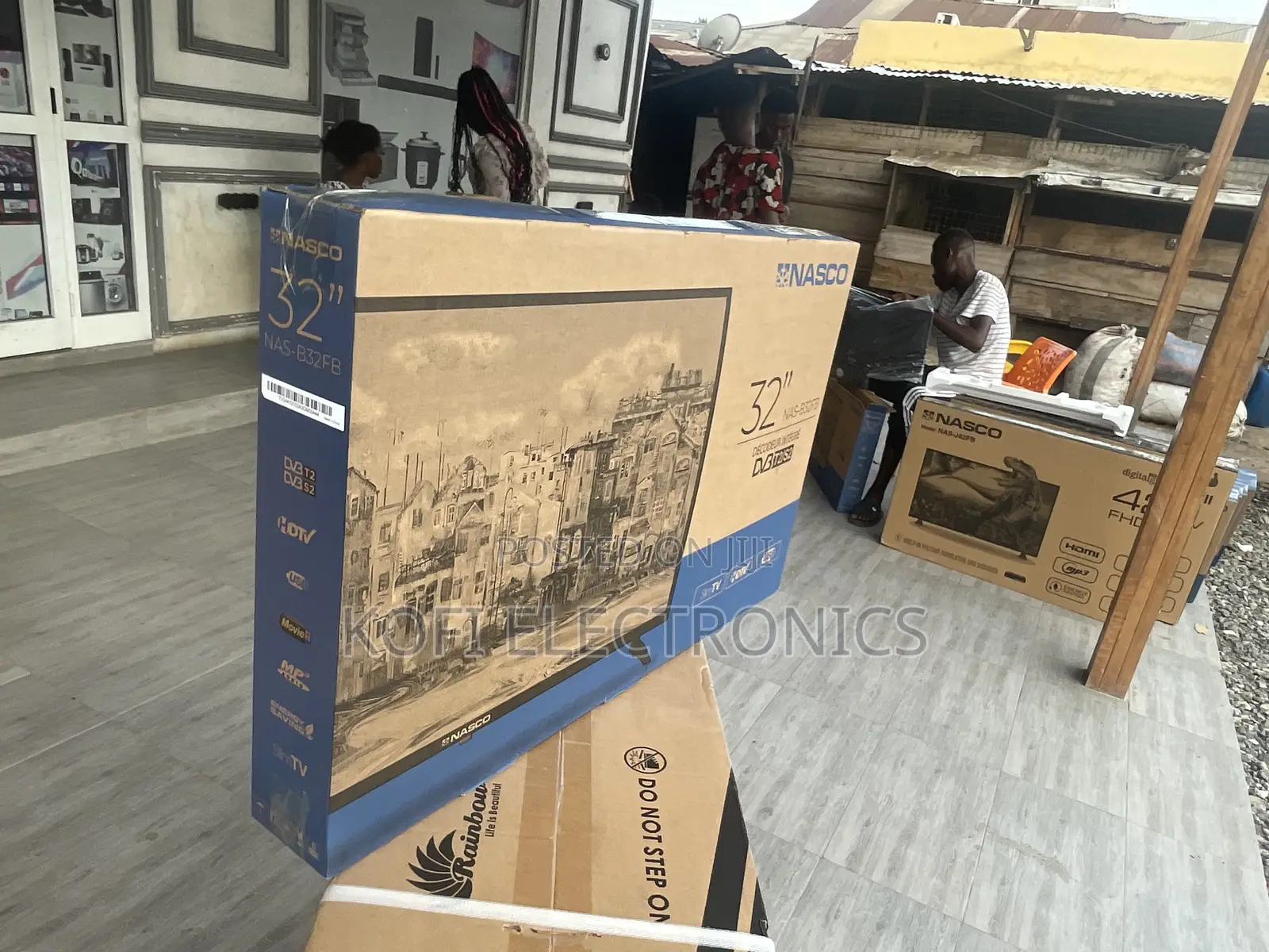 (State-of-the-Art LED) Nasco 32inch Digital Satellite Tv
