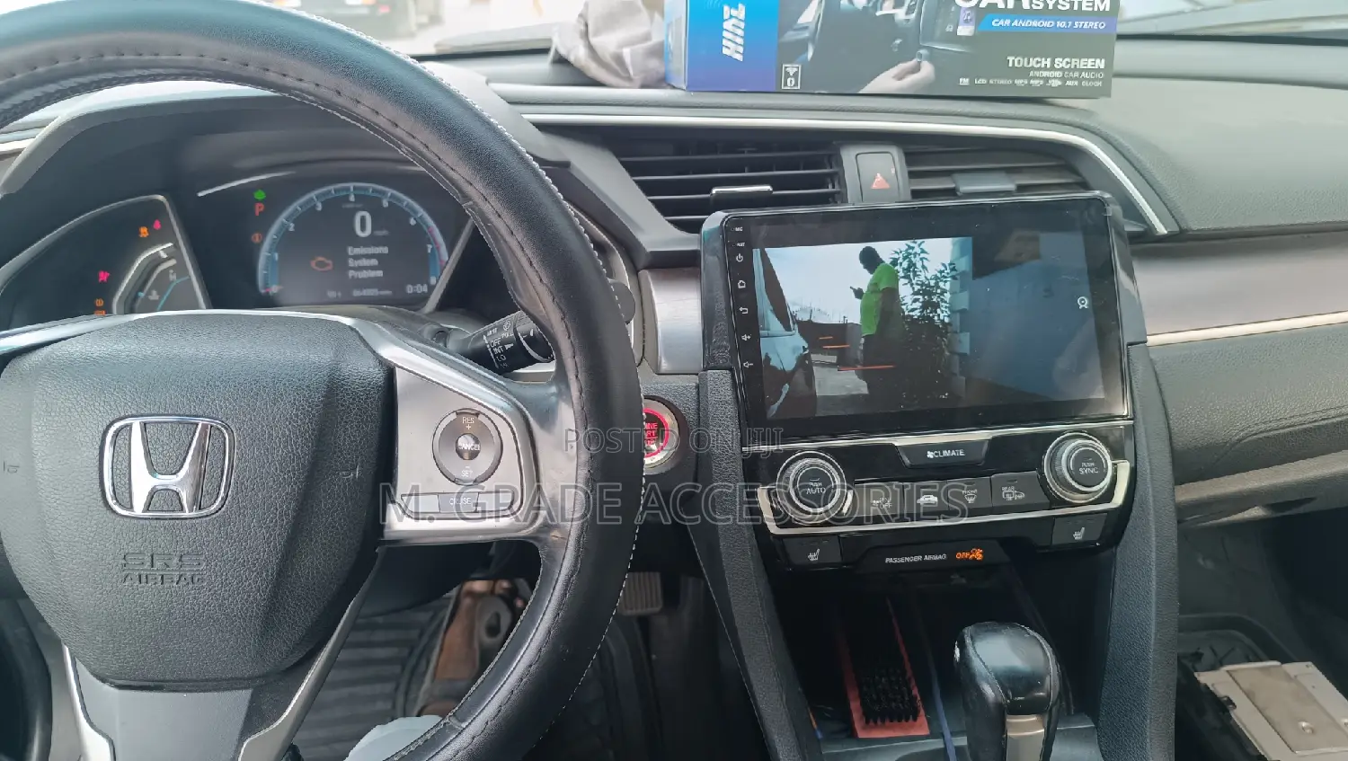 Civic Carplay Android Radio Wif Right Camera N Aircon Workn