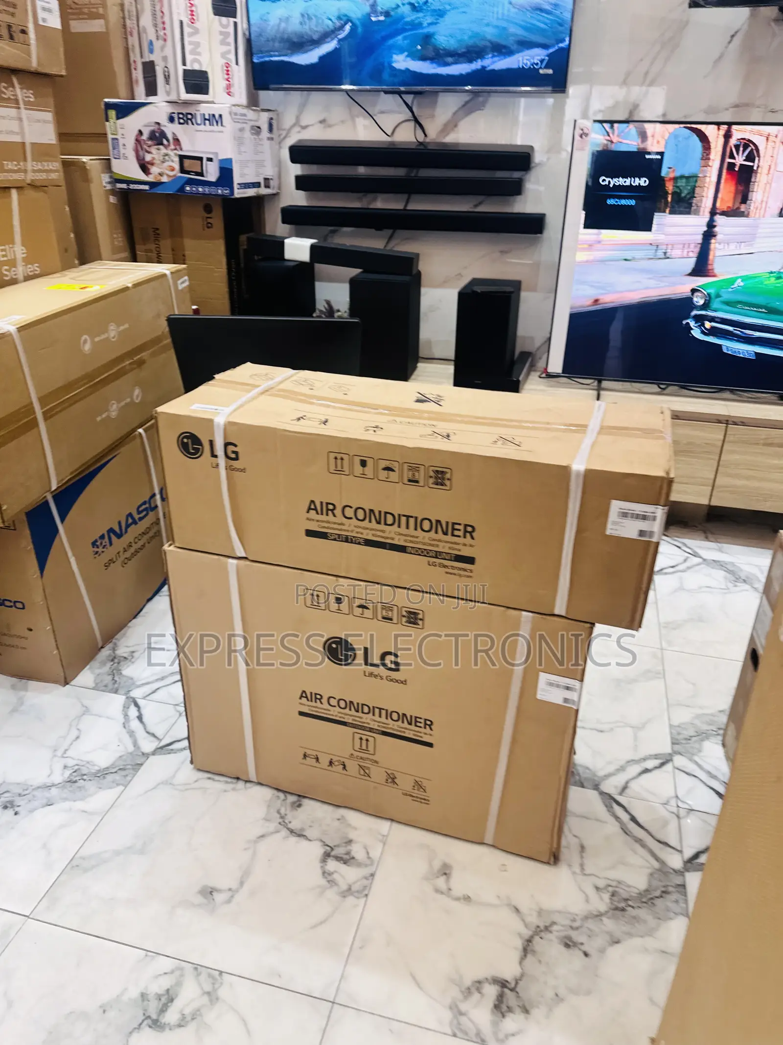 1.5hp Split R410 Gas LG AC.