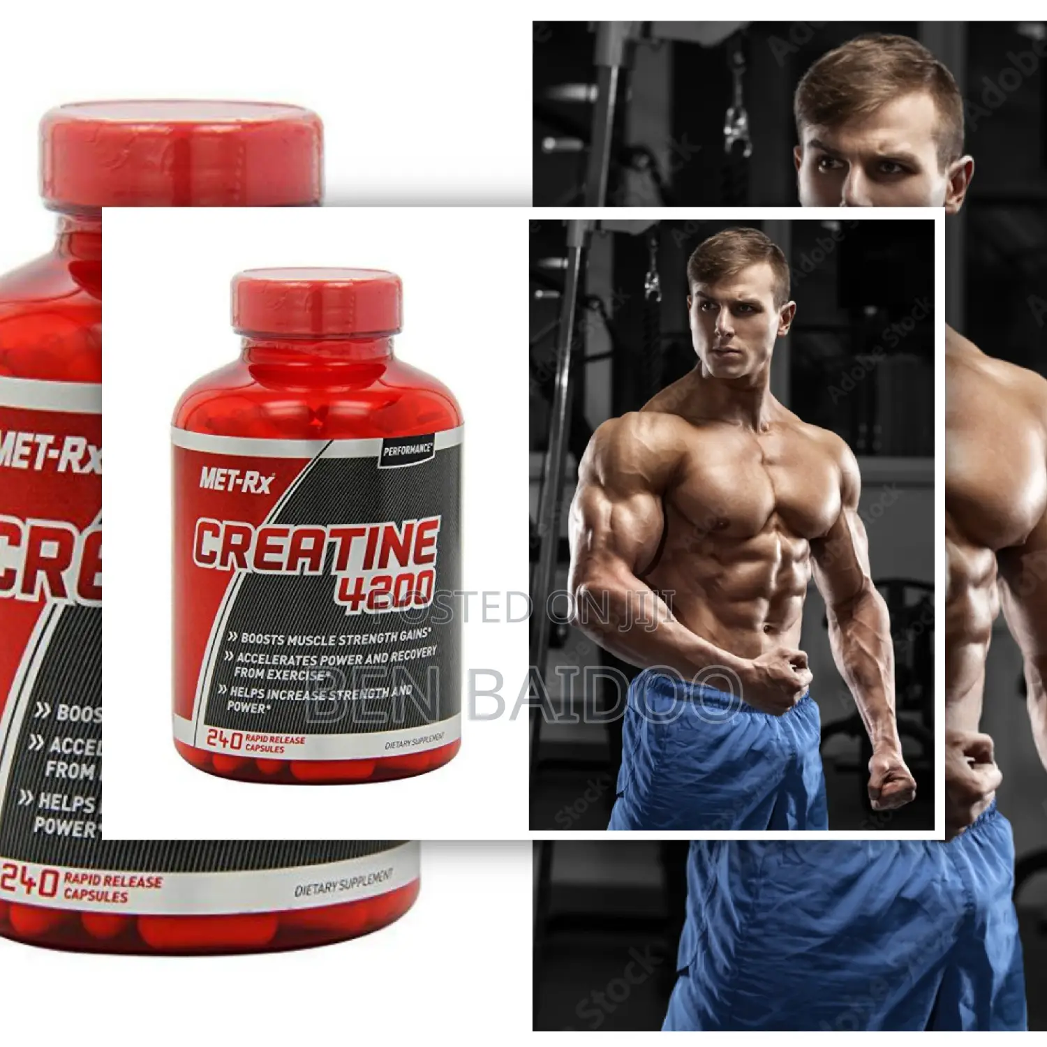 Met-Rx Creatine Supplement (Best Male Gym Capsules)