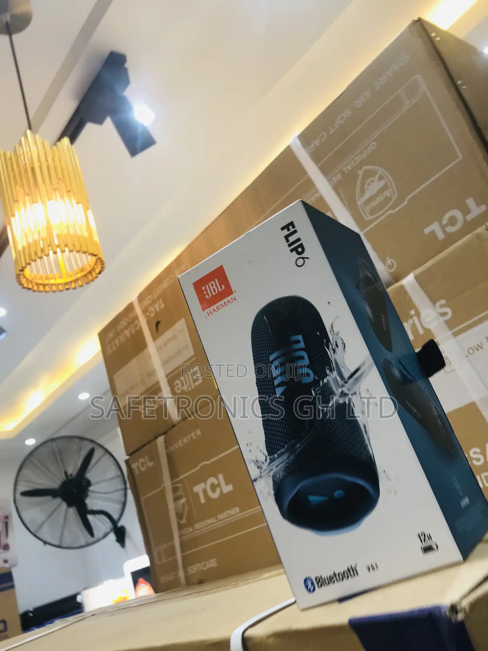 Electric JBL Flip 6 Wireless Bluetooth  Black Speaker