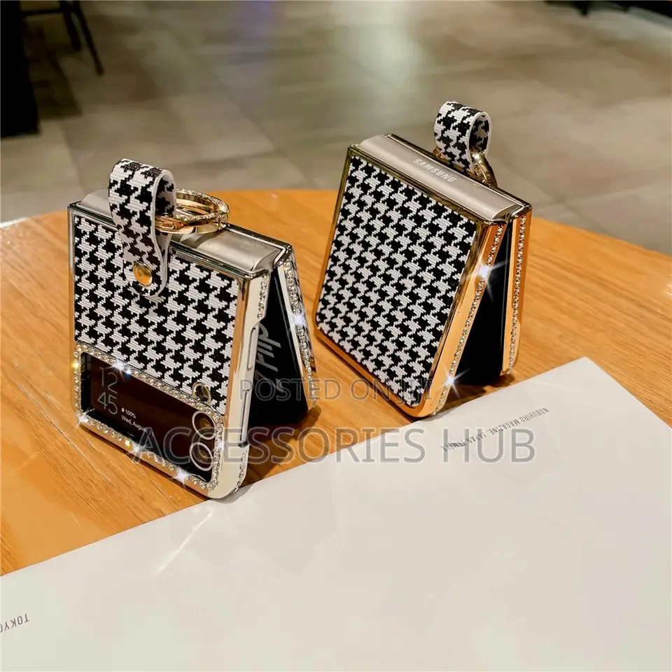 Z Flip 3 and 4 Luxury Plating Gold Cases