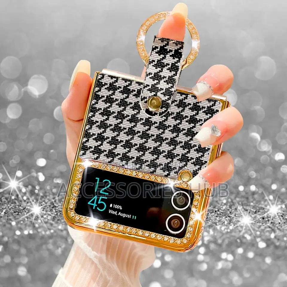 Z Flip 3 and 4 Luxury Plating Gold Cases