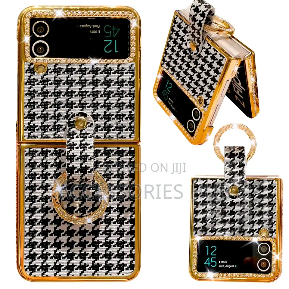 Z Flip 3 and 4 Luxury Plating Gold Cases