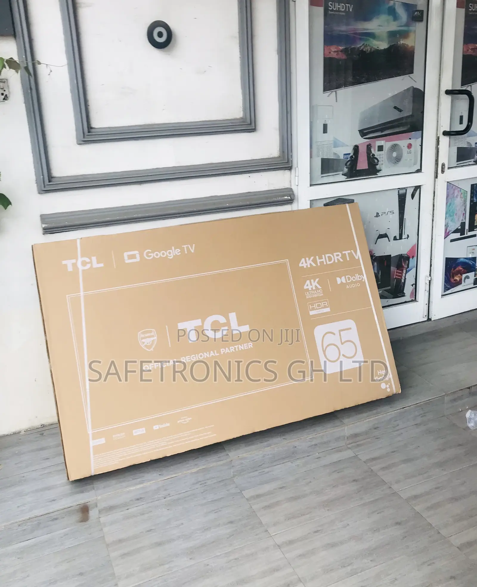 Glossy HDR Qled 65 Inches TCL Smart C645 Black Tv
