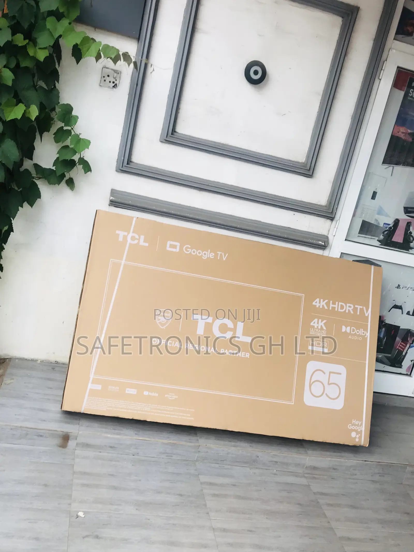 Glossy HDR Qled 65 Inches TCL Smart C645 Black Tv
