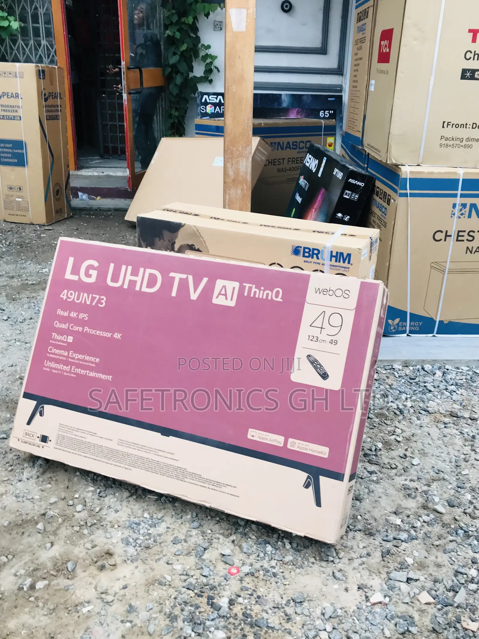 UN73 49 Inches Glossy Led Smart LG Black UHD Tv