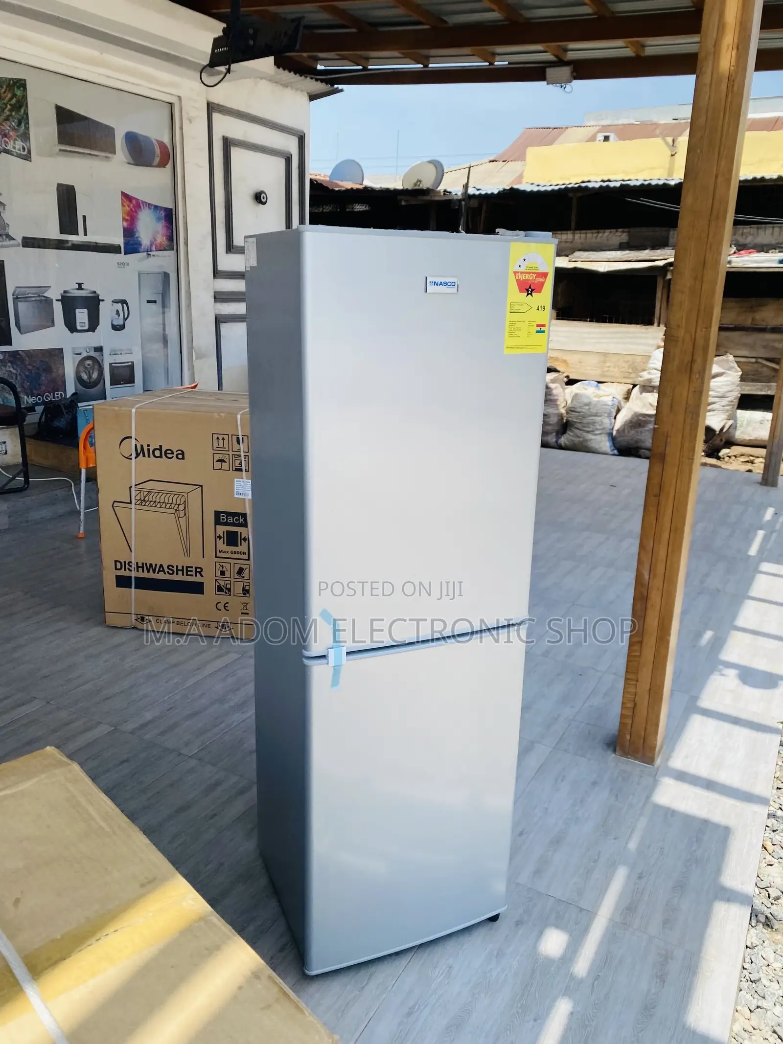 Energy Saving Nasco Nasd2-20 Double Door Electric Fridge.