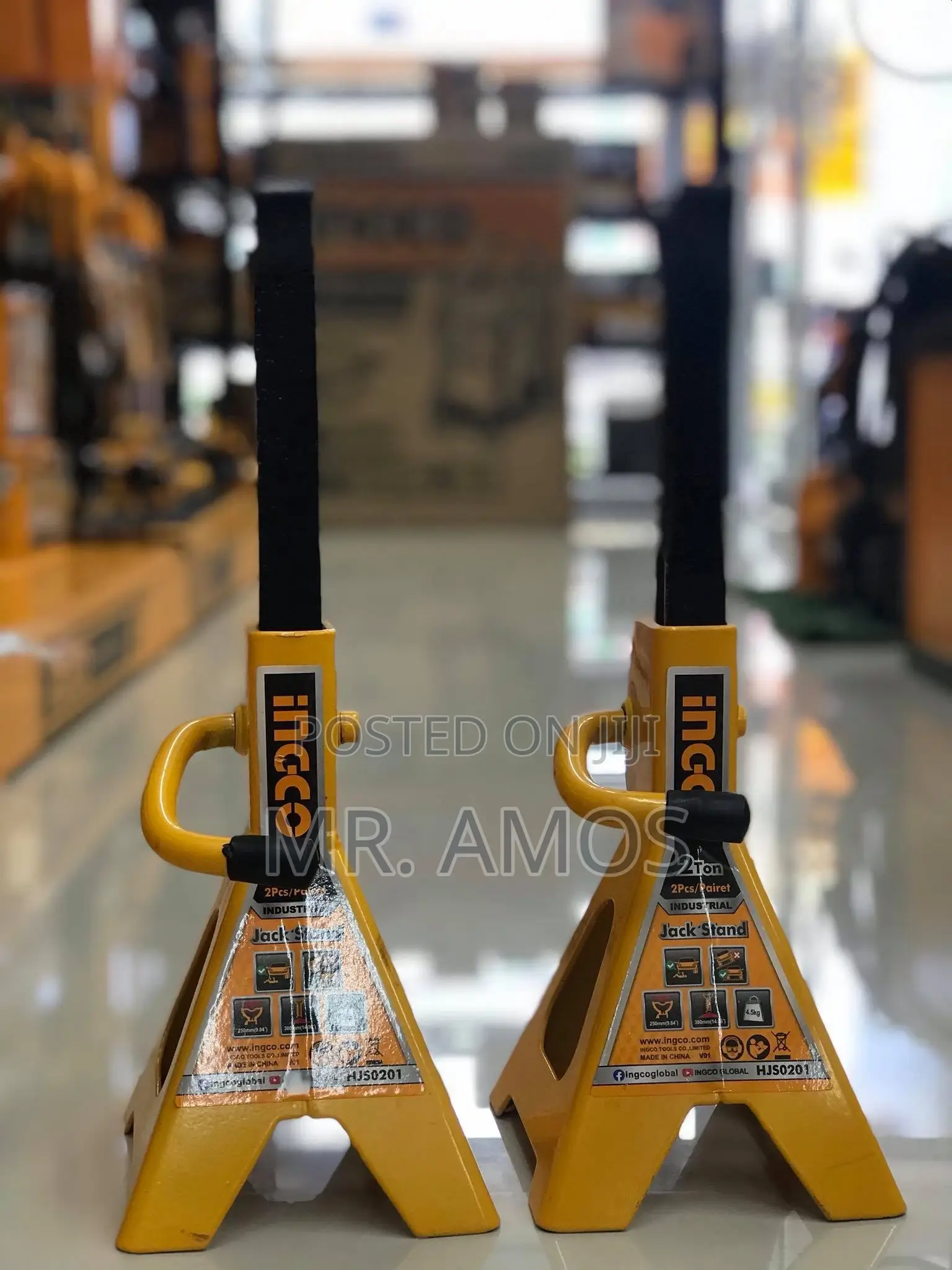 Ingco 3 Ton Jack Stand (2 Pair) - HJS0301