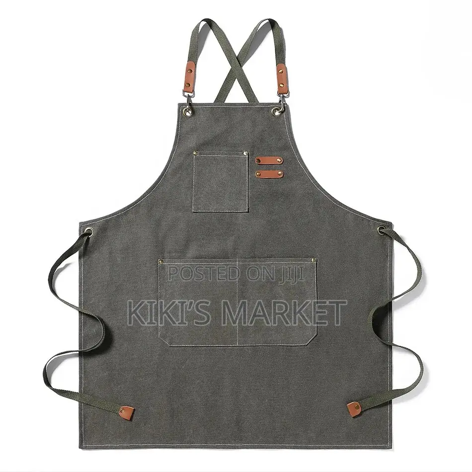Waterproof Denim Cross Back Apron