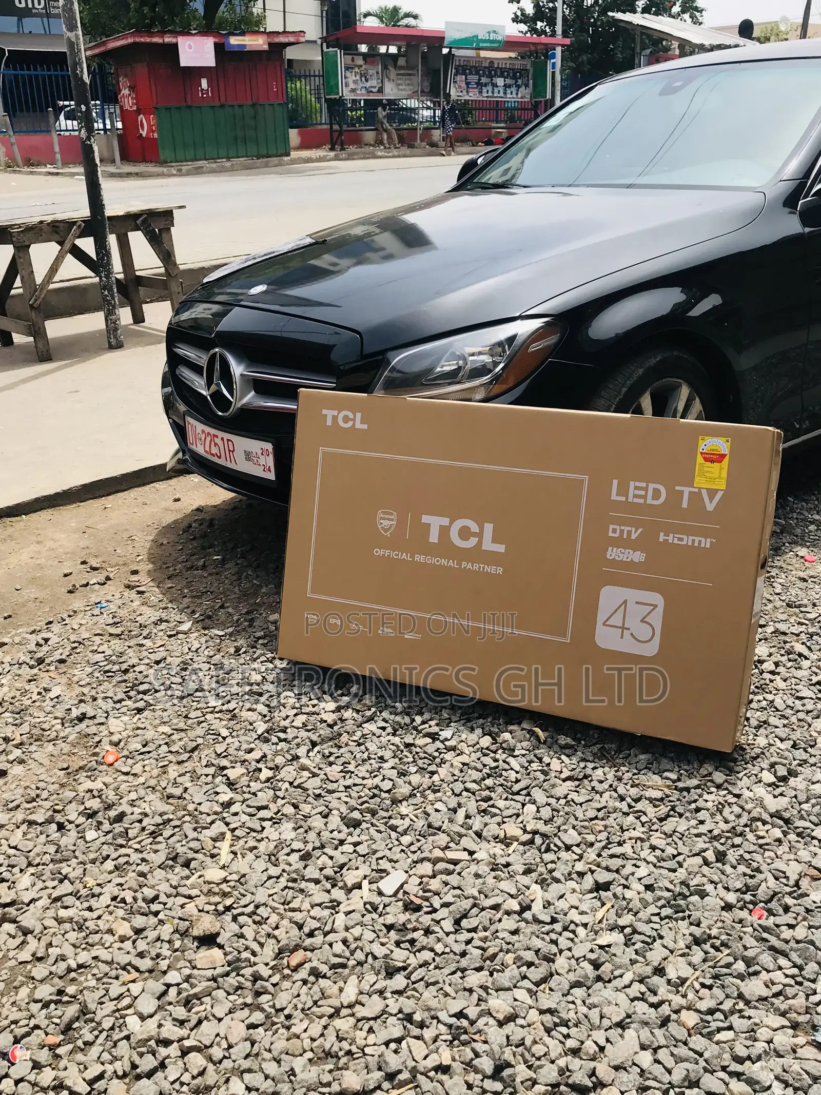 Black TCL 43 Inches Glossy Led Smart Full Hd S5400 Tv