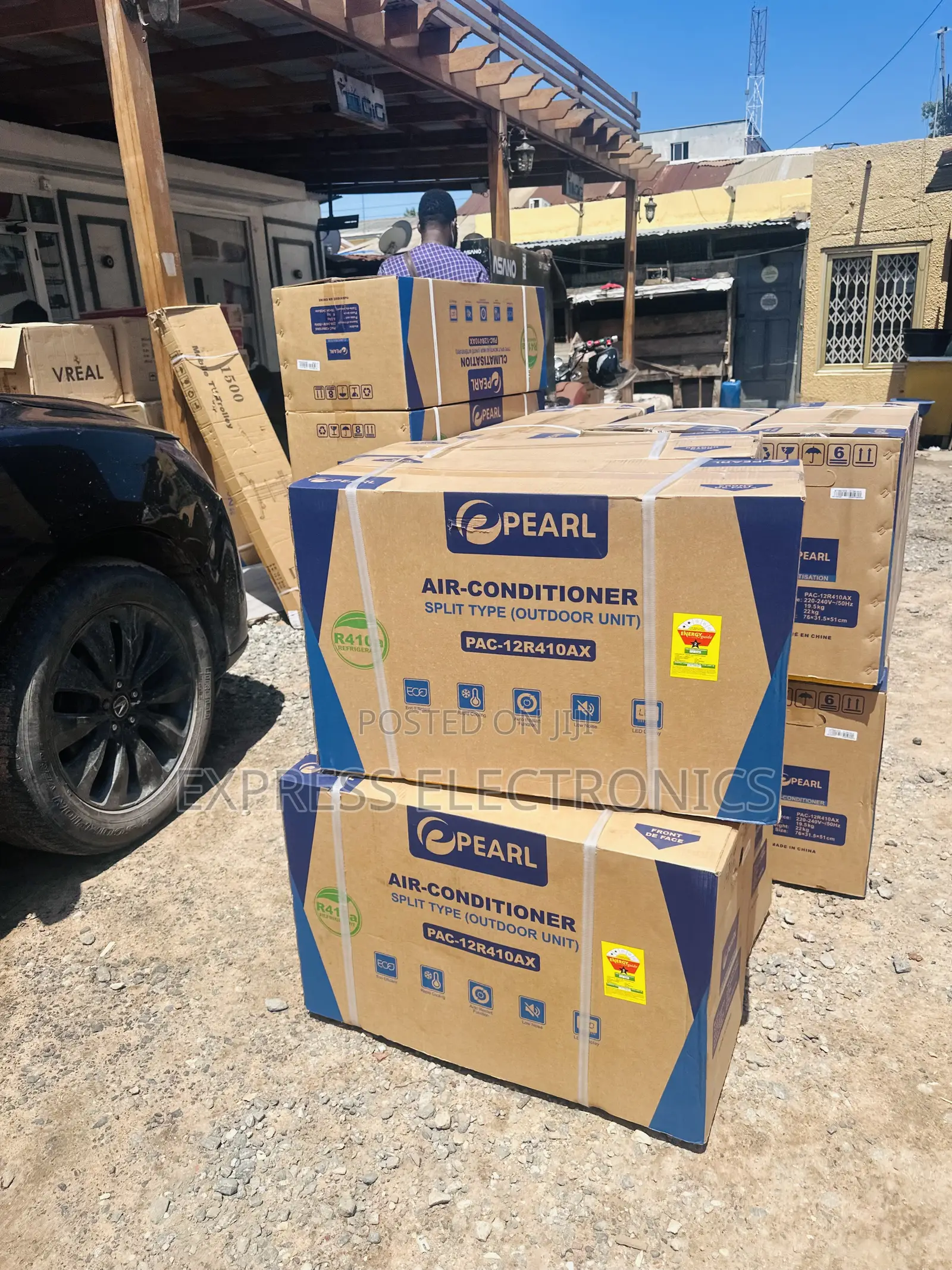 Fire Proof Electric Box 1.5hp Split R410 Gas Pearl