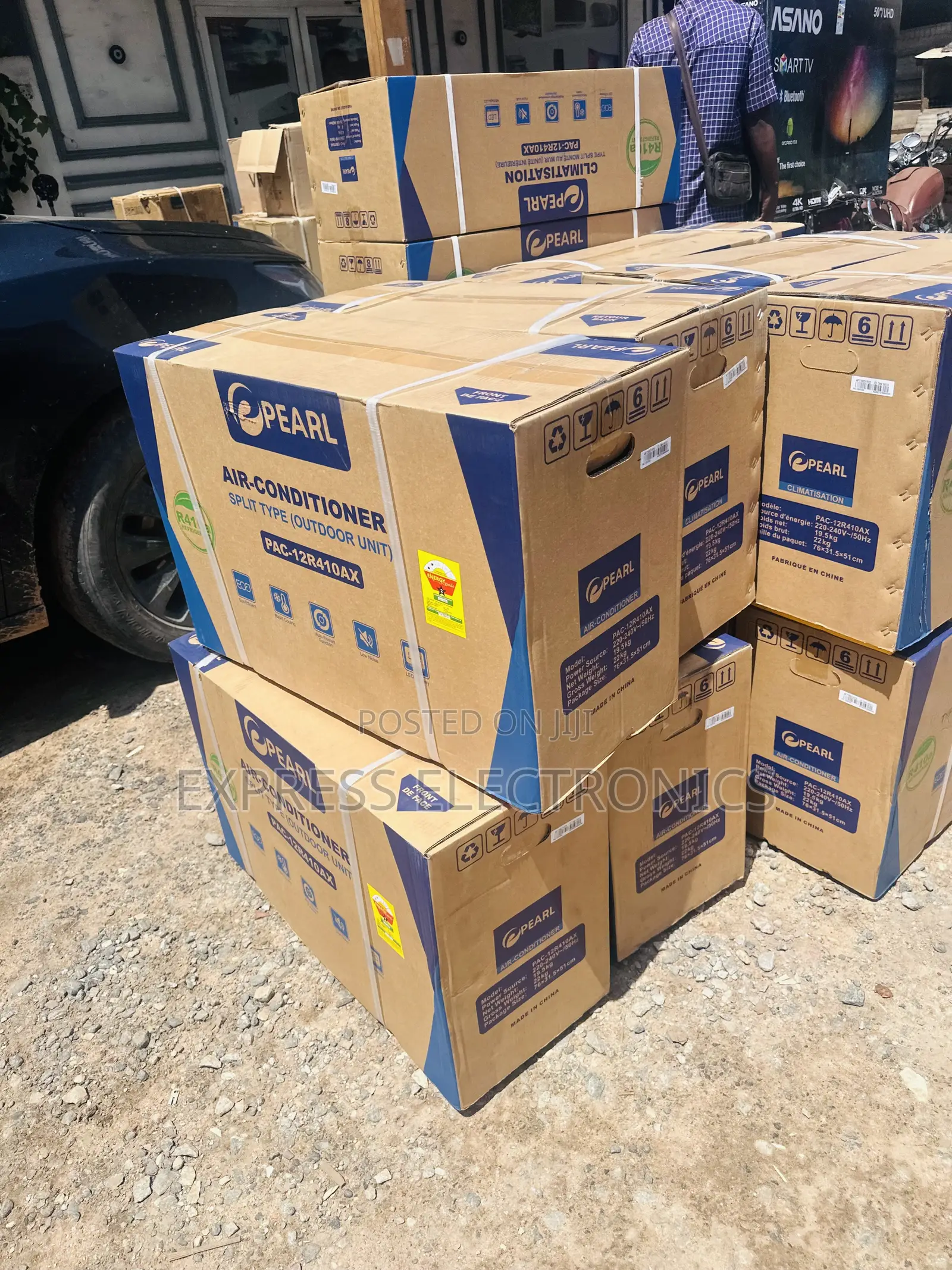 High Quality Split R410 Gas Pearl 1.5hp White Ac