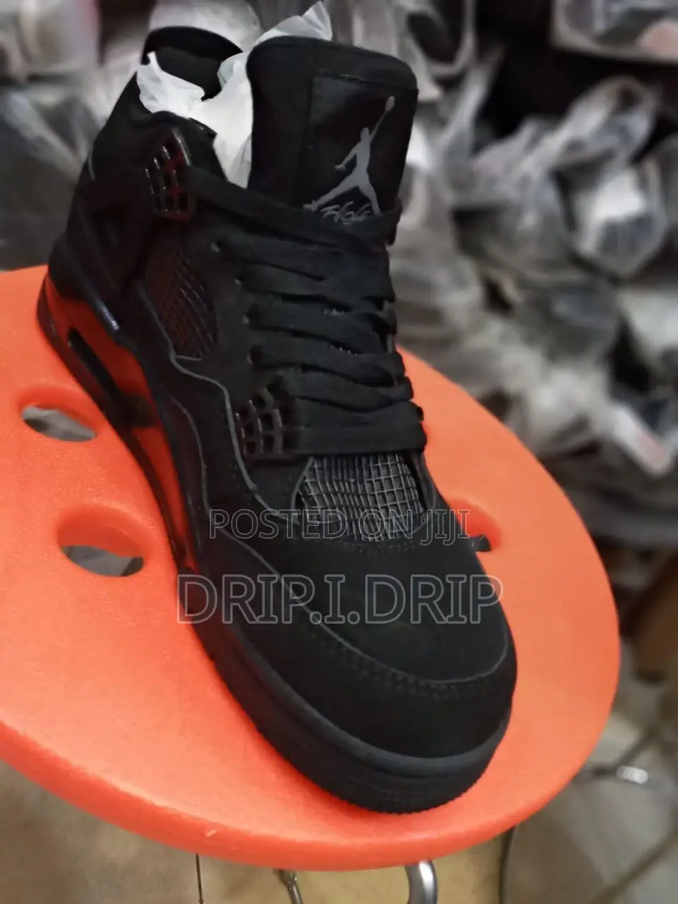 Jordan 4 All Black . All Sizes Available High Grade