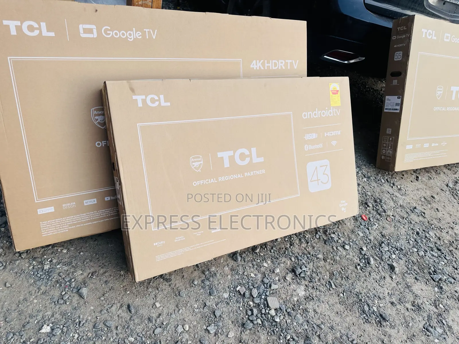 Slim Frameless Tv TCL 43”S54000 FHD Smart Android