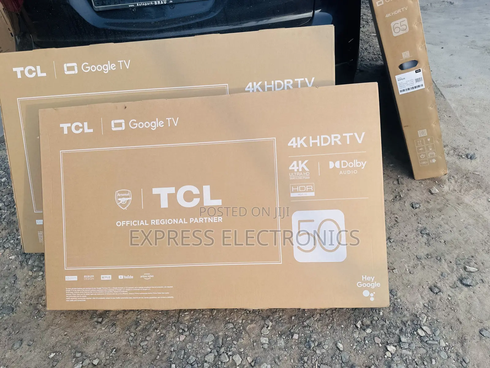 High Display Contrast UHD Smart TCL 50”P645
