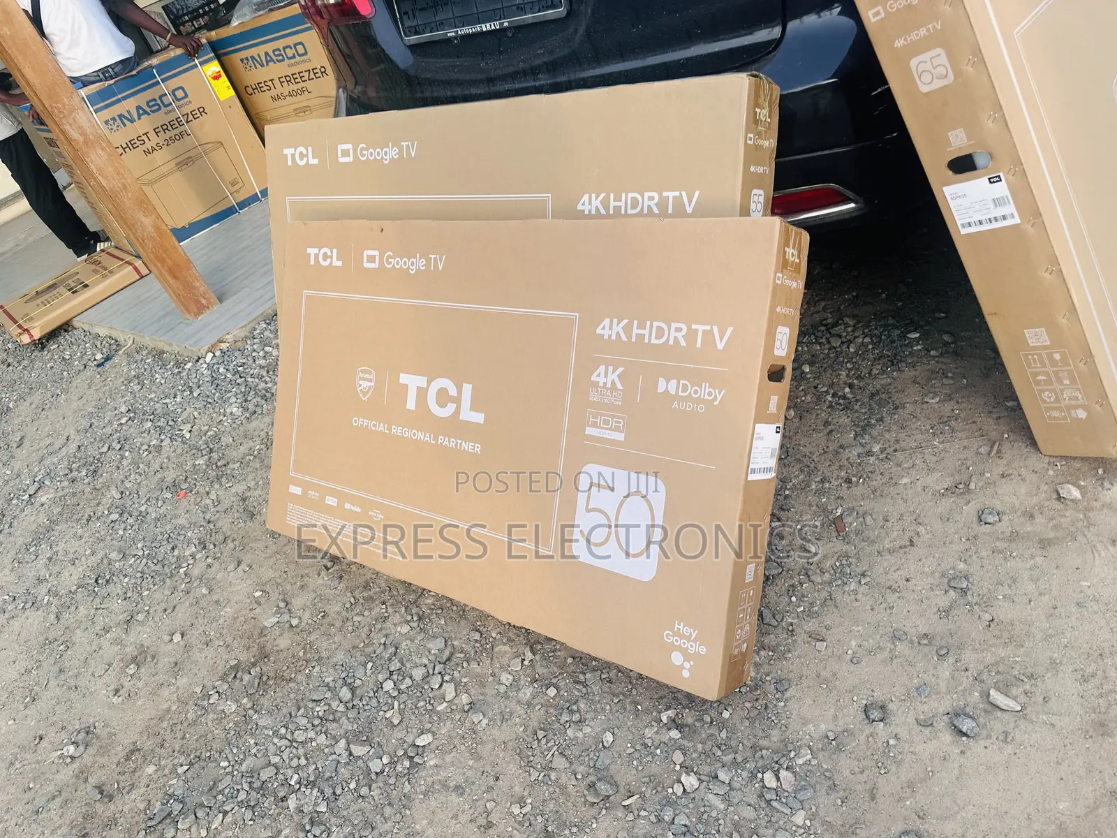 Glossy Sleek Slim UHD Smart Android TCL 50”P645