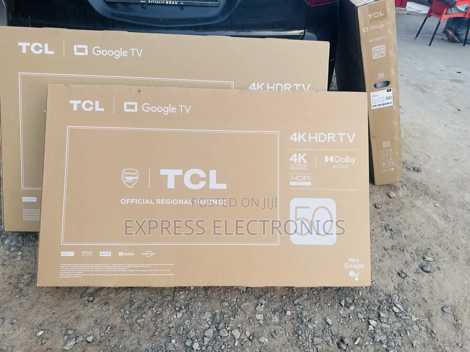 Google Play UHD Smart 50”P645 TCL Tv.