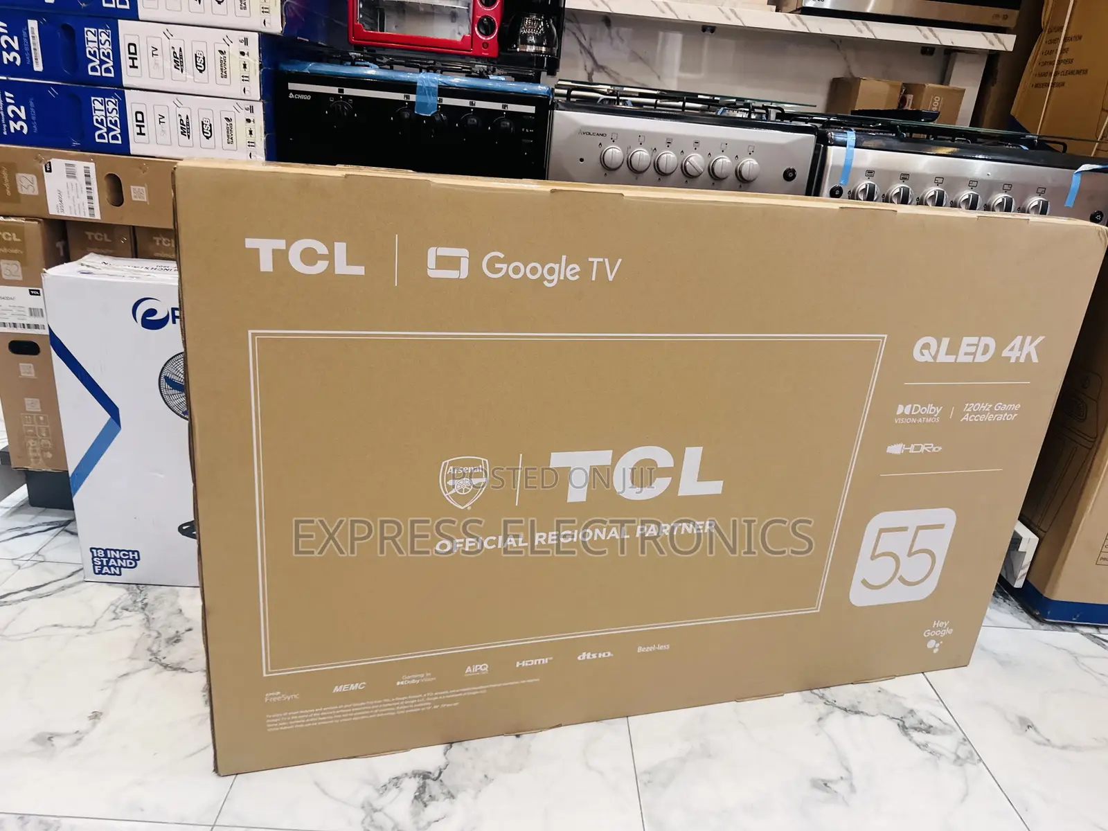 Wide View UHD QLED Smart TCL 55”C645
