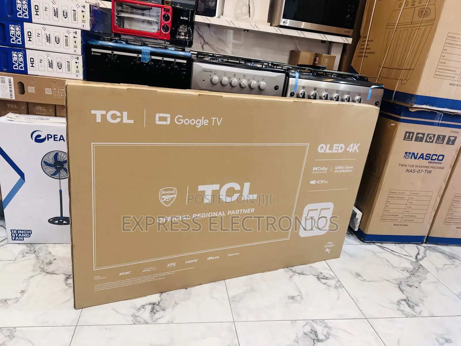 QLED Smart Android  55”C645 TCL Tv 