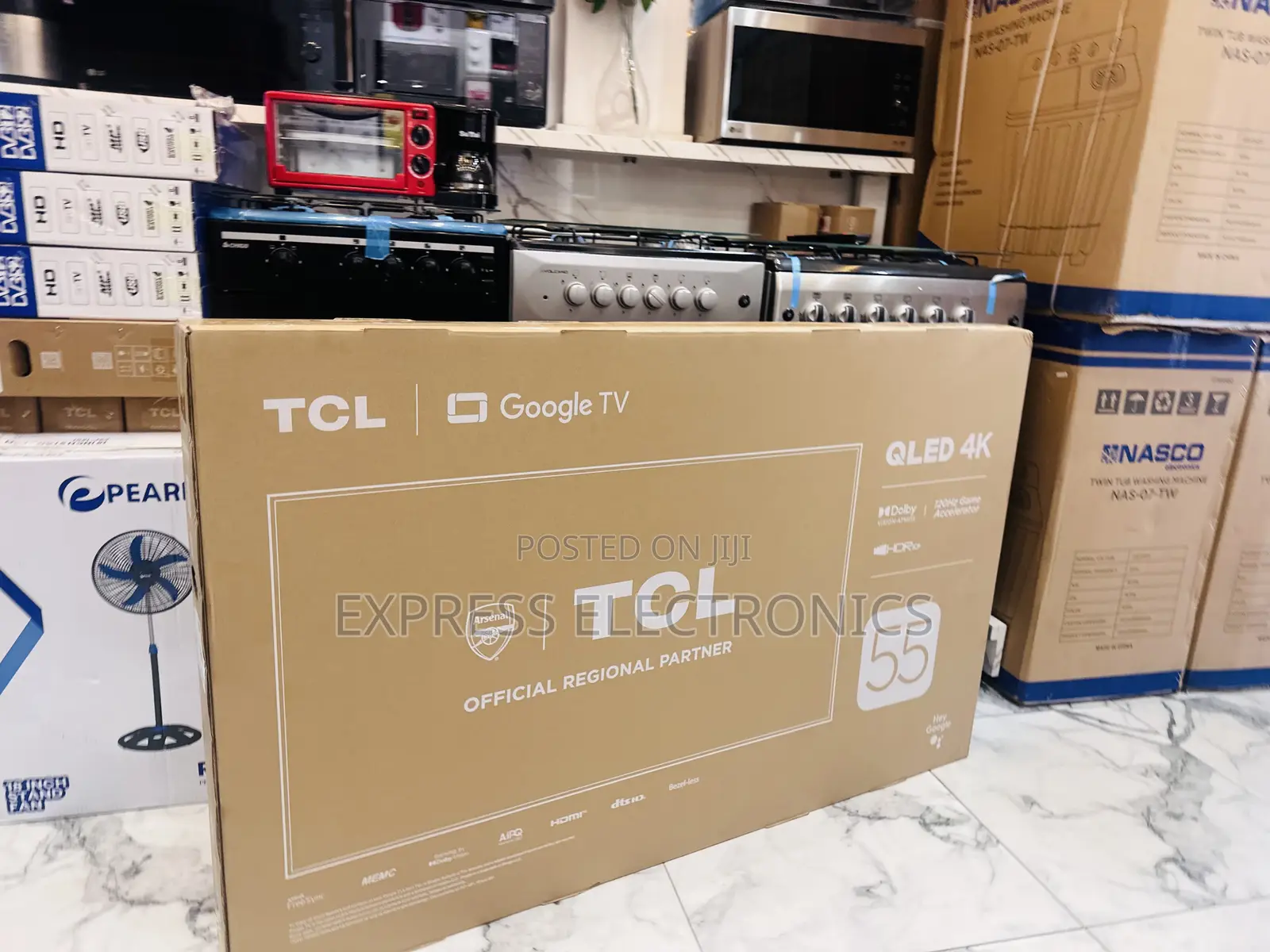 QLED Smart Android  55”C645 TCL Tv 