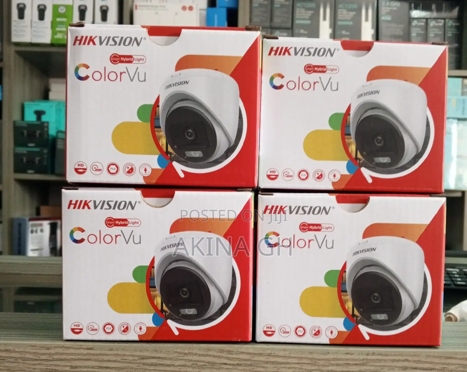 Hikvision 5mp Colorvu Analog Camera Ds-2ce70kfot-LPFS
