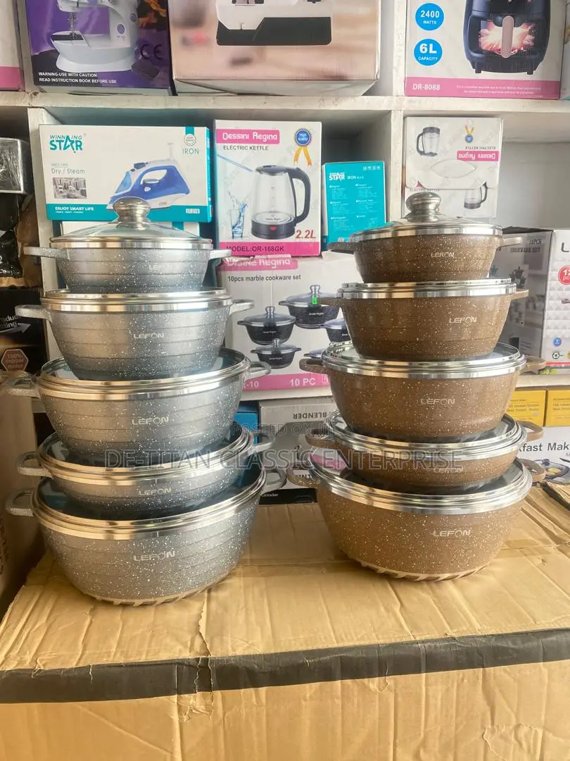 Non Stick Cookware Set - 10 Pieces