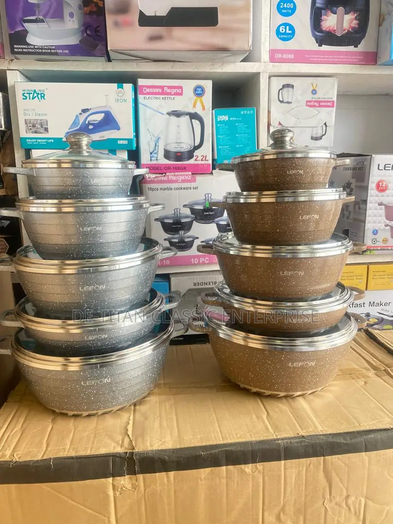 Non Stick Cookware Set - 10 Pieces