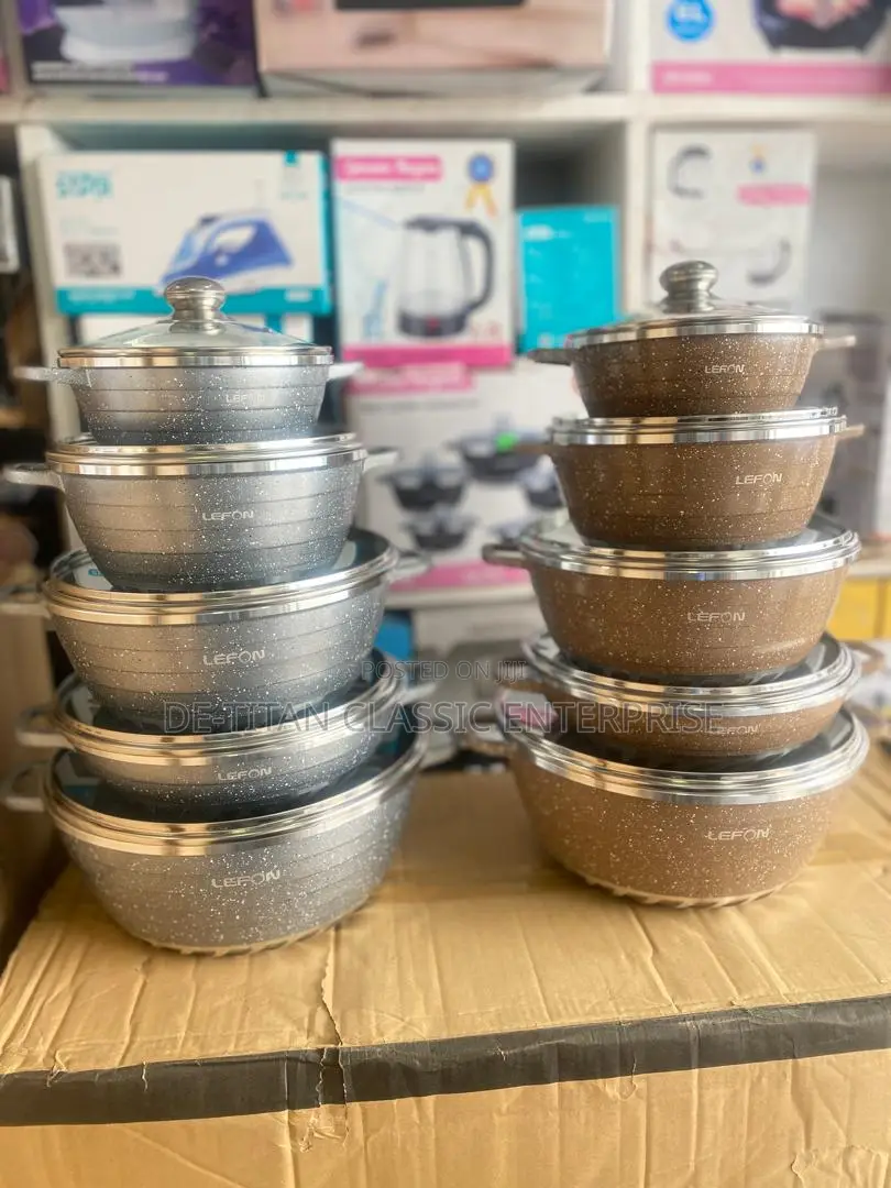 Non Stick Cookware Set - 10 Pieces