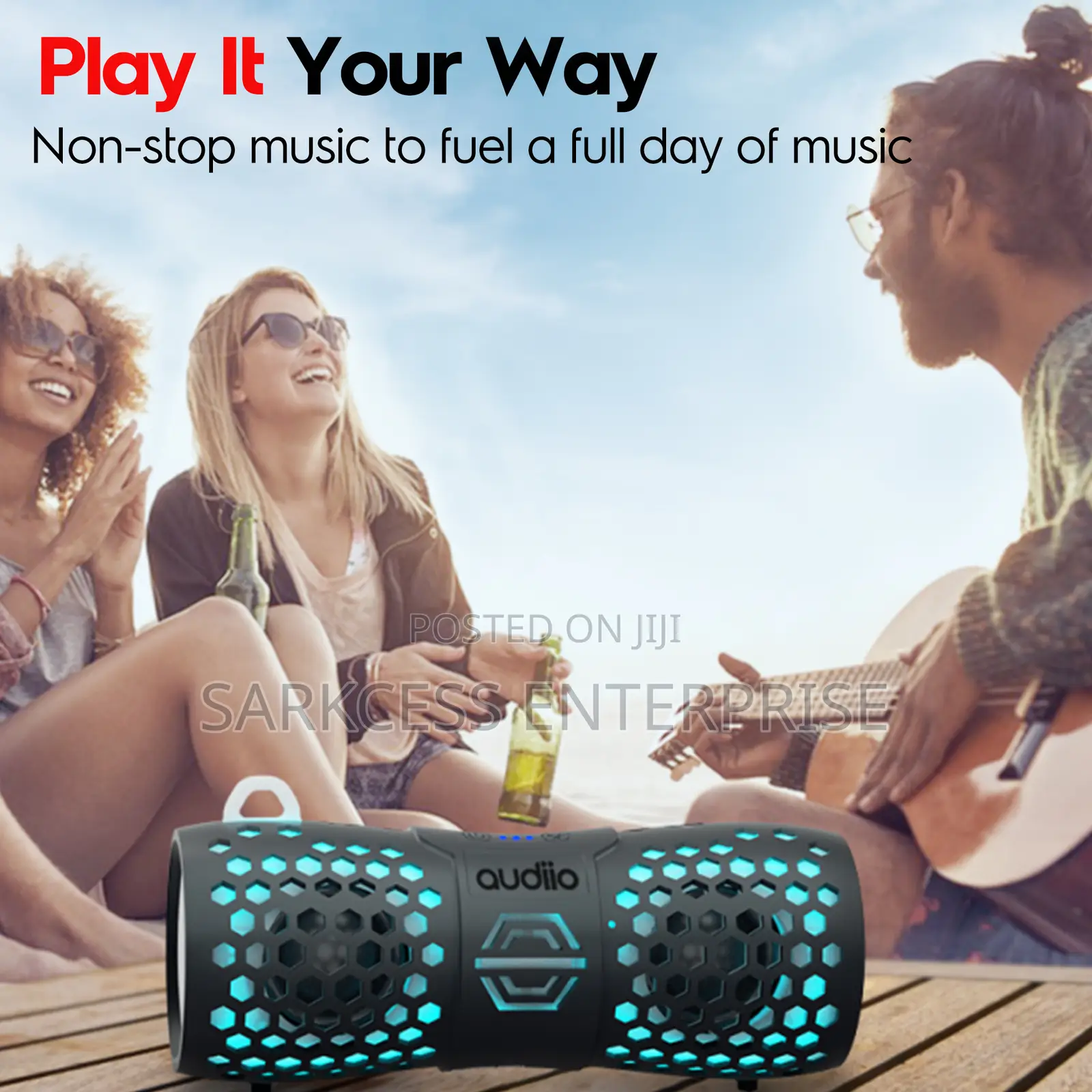 Audiio Hivolt B30L Portable Speaker: Lights, Sound,